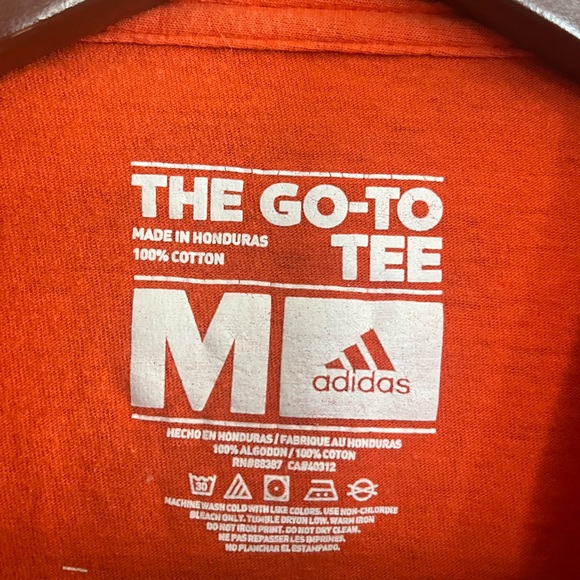 Adidas the Go To Tee Orange - Picture 3 of 4